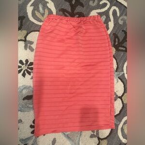 The Klassy Girl Ribbed Pencil Skirt